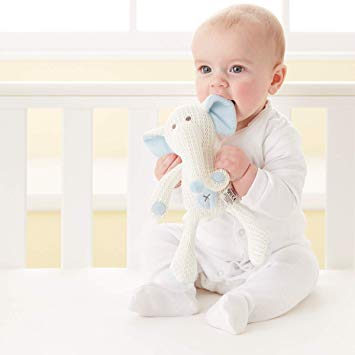 Hypoallergenic Stuffed Animal Breathable Toy, Eddy the Elephant
