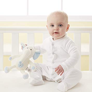 Hypoallergenic Stuffed Animal Breathable Toy, Eddy the Elephant